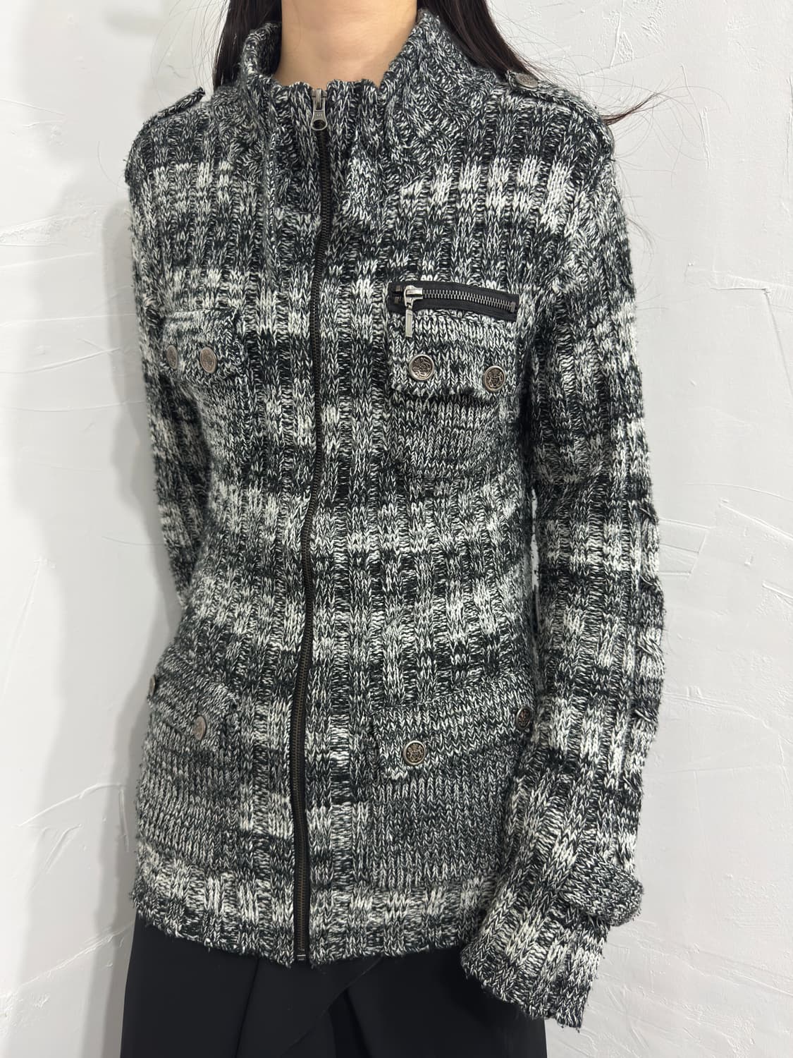 spinash pocket knit zipup 상품이미지2