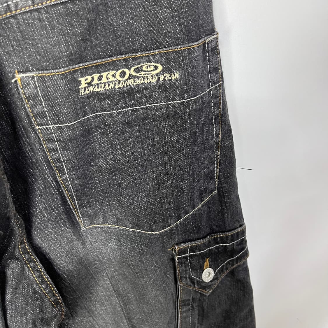 [PIKO] 피코 올드스쿨 카고 데님팬츠 상품이미지4