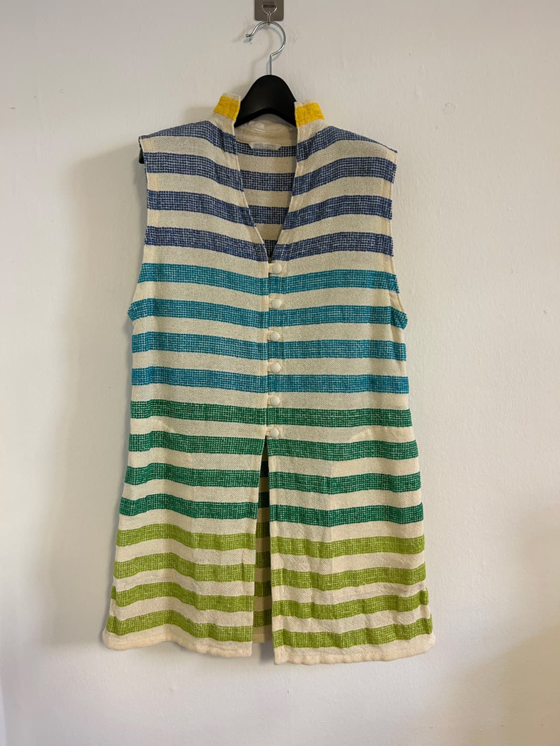 안니키에 카르비넨 노르딕 핸드메이드 스트라이프 드레스 가디건 L(W) 상품이미지1