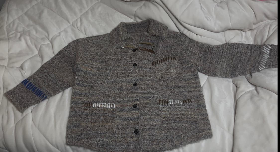 아더에러 오즈 니트 가디건 Oz knit jumper Beige A2 상품이미지2