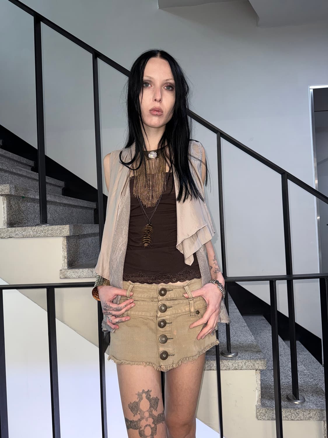 layered vest 상품이미지1