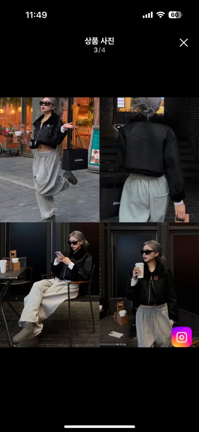 364d_ 박규언 뮨 웨스턴 무스탕 블랙 배드레스 무스탕 상품이미지3