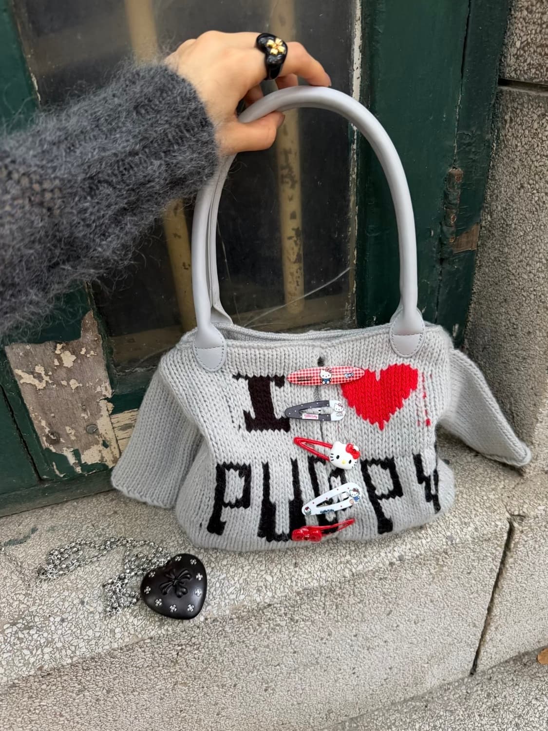 ANTERIOR LOVED 니트 백 상품이미지3