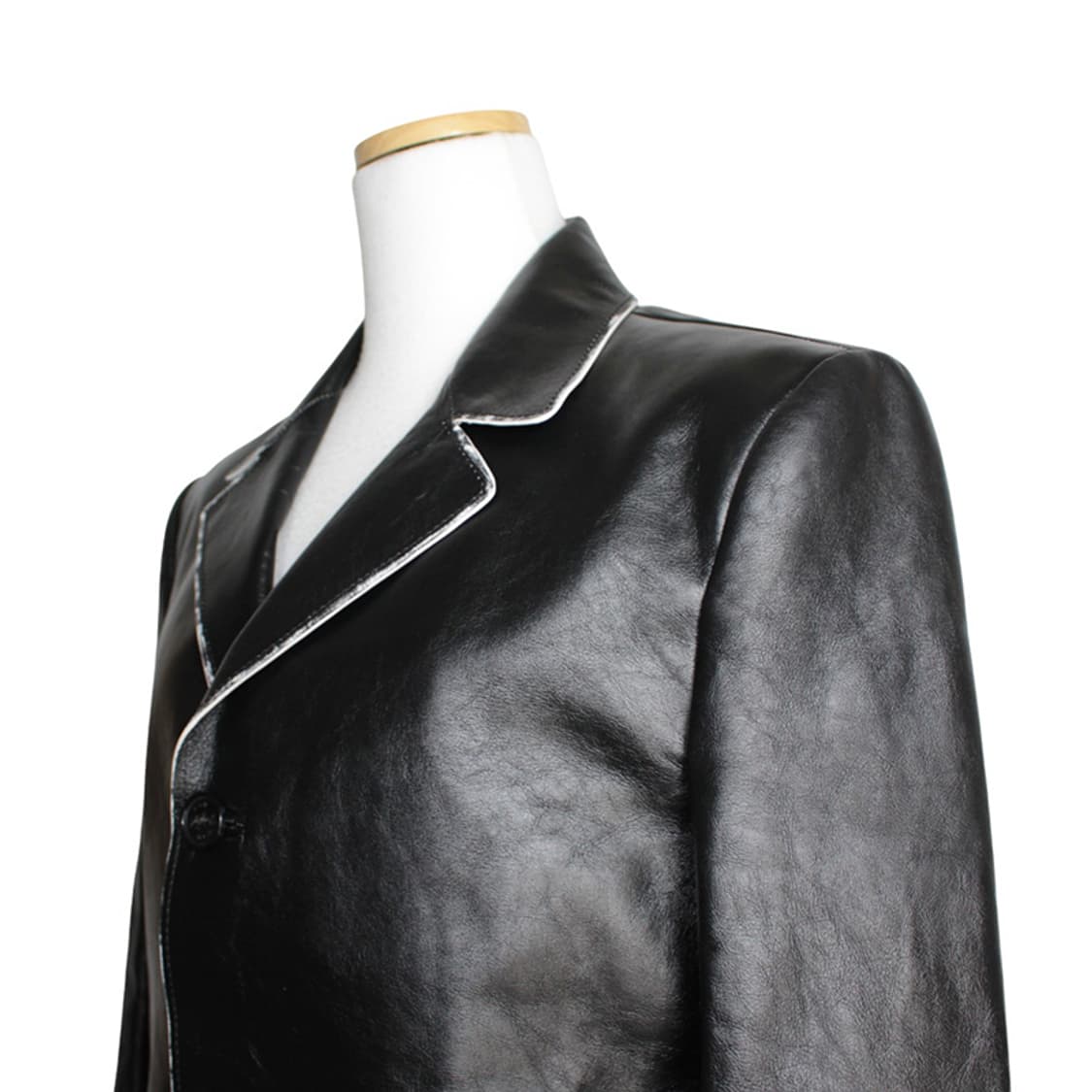 MCM 블랙 램스킨 자켓 66, 77 상품이미지4