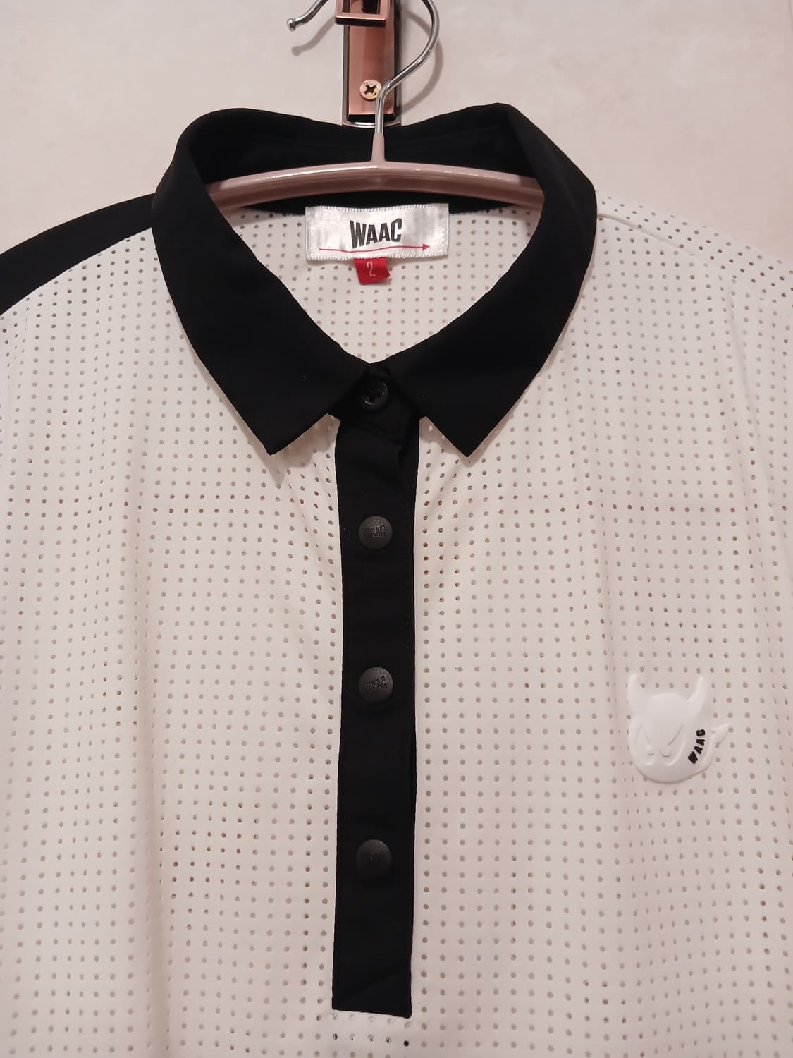 왁골프 정품 여성 메쉬 긴팔 카라티 2 사이즈 상품이미지3