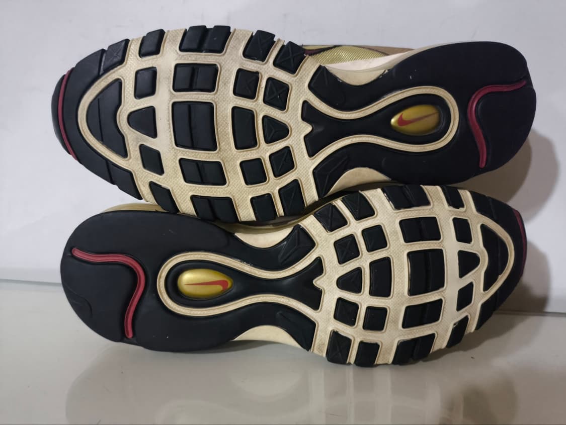 280mm 나이키 에어맥스97 골드 운동화 상품이미지9