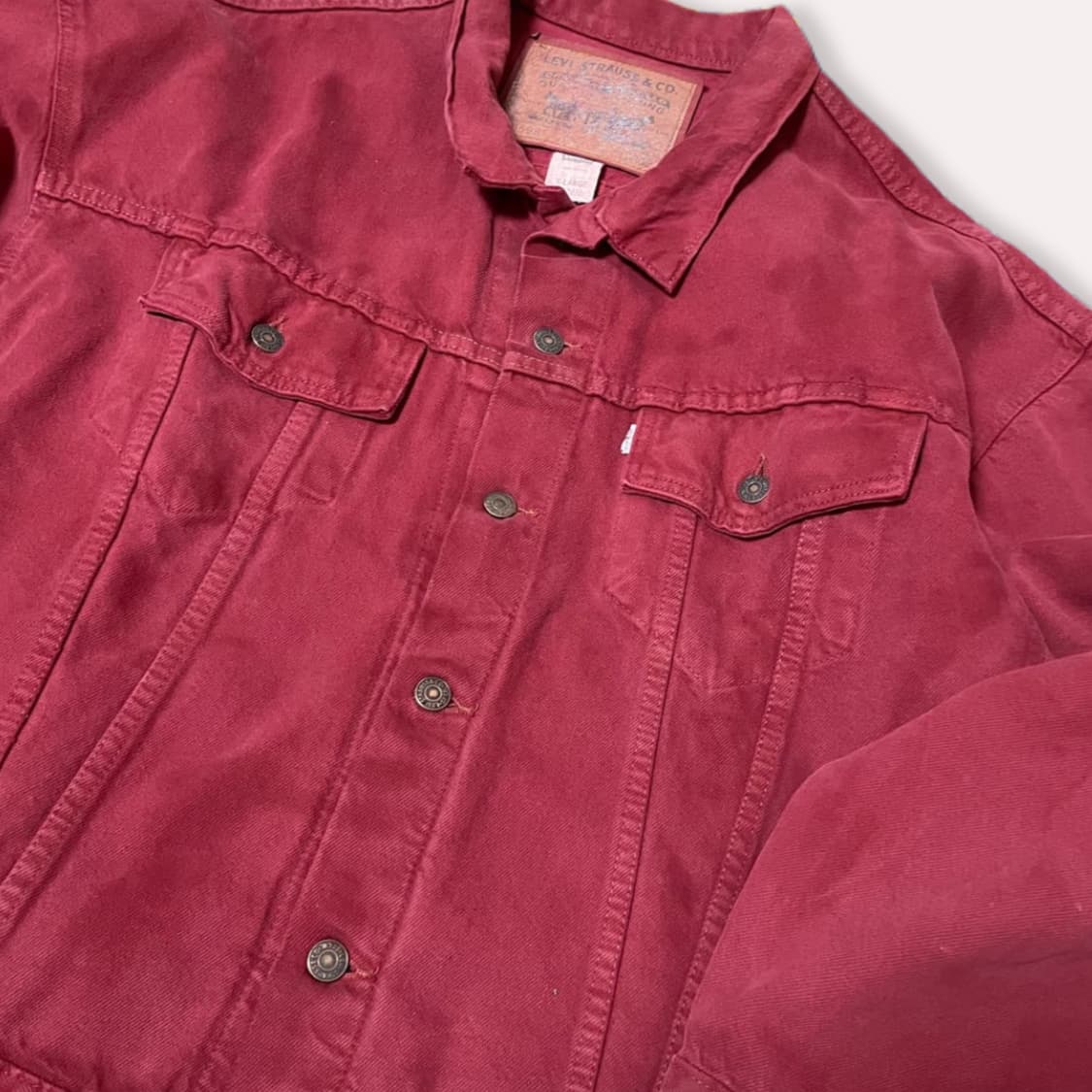 Levi's Type 3 jacket orange 오렌지 데님 트러커 상품이미지5