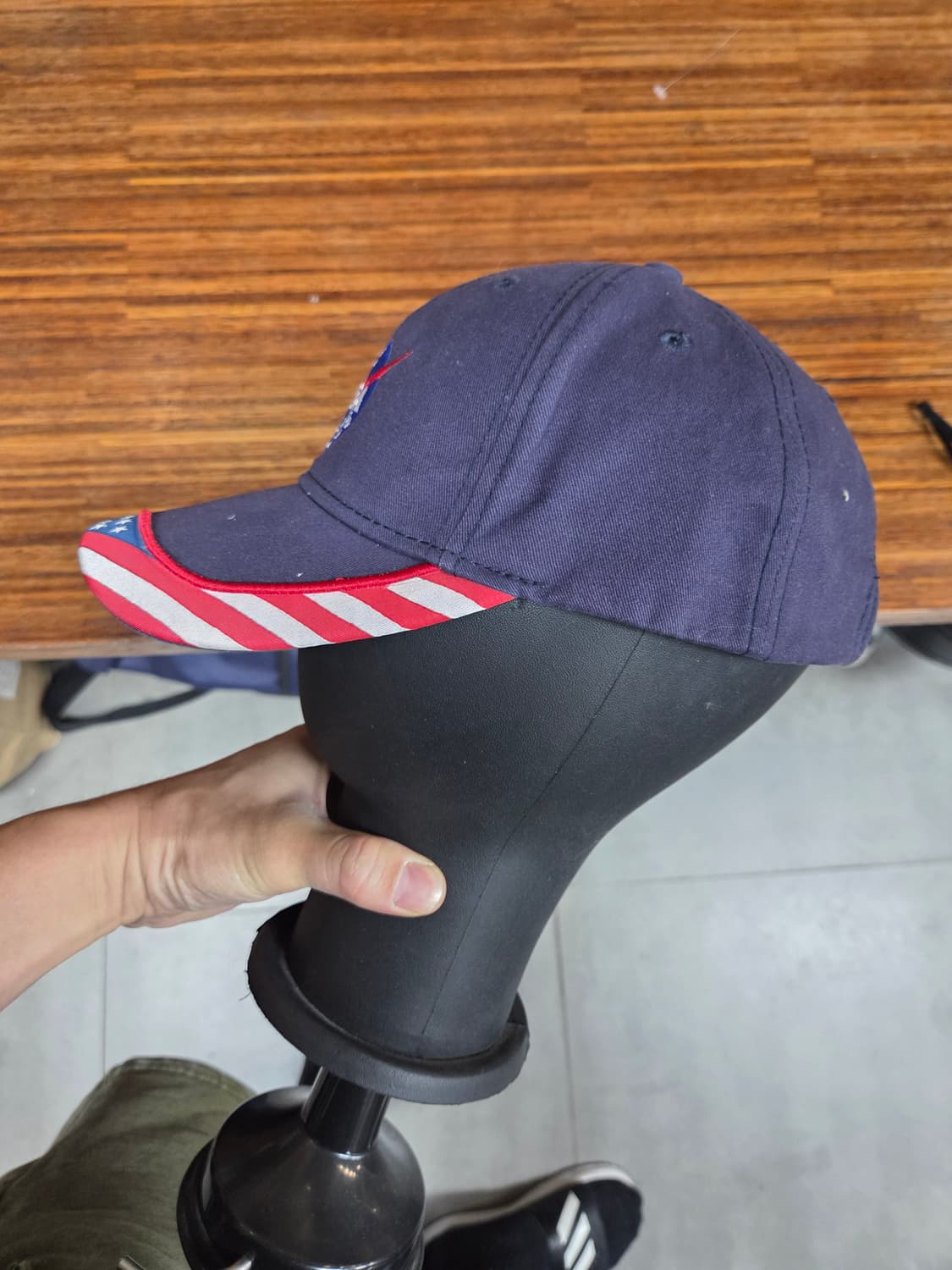 나사 빈티지 성조기 볼캡 모자 프리  상품이미지2