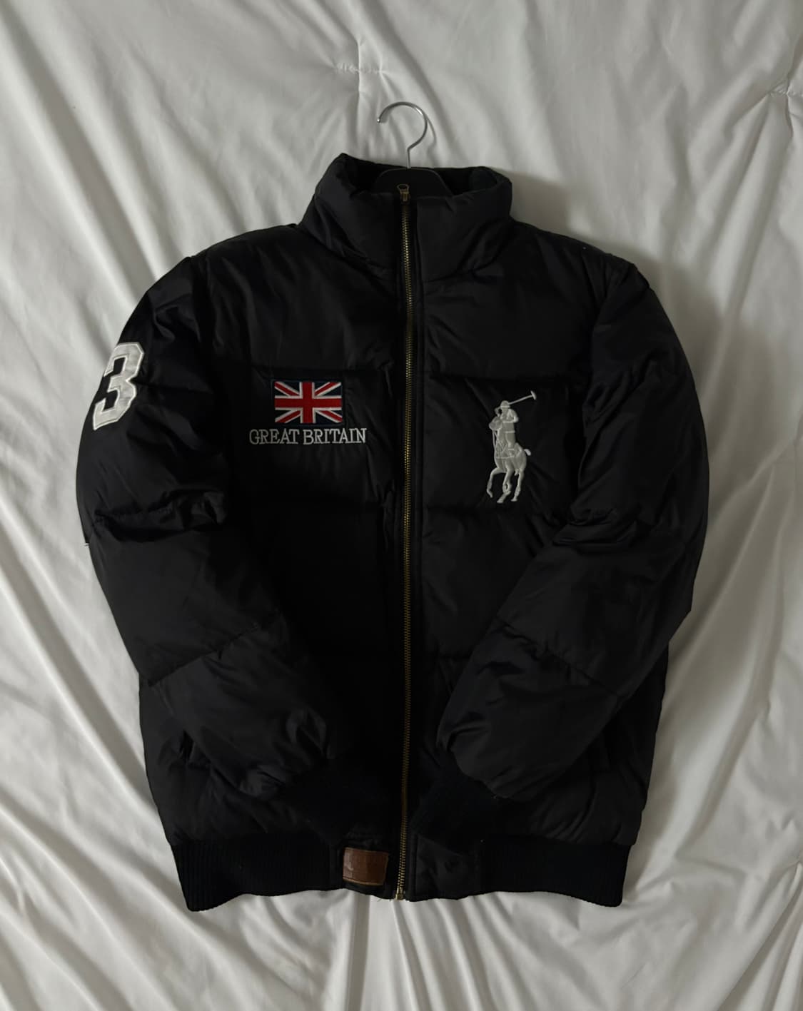 폴로 빅포니 브리튼 패딩 블랙 상품이미지1