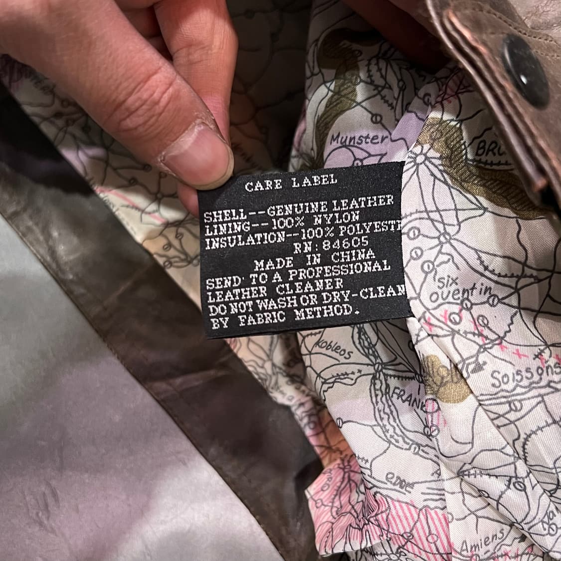  Burk's Bay 레더 봄버 자켓 y14977 상품이미지9