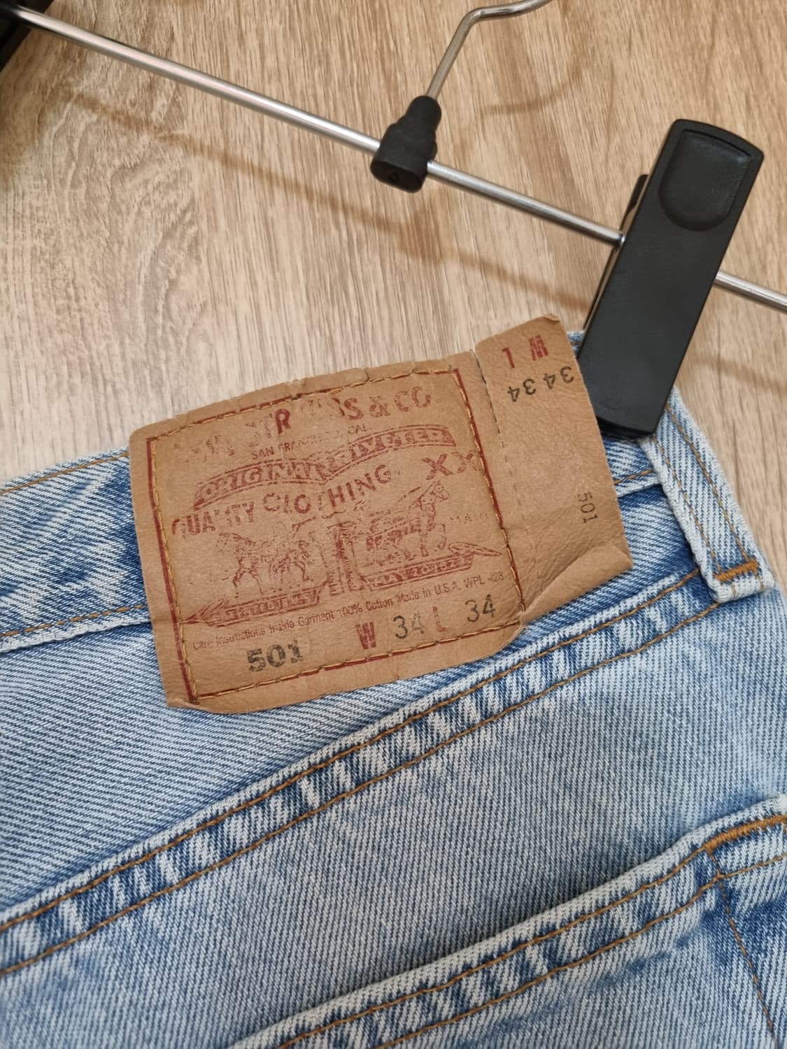 리바이스 501 (W34 . L34) 상품이미지9