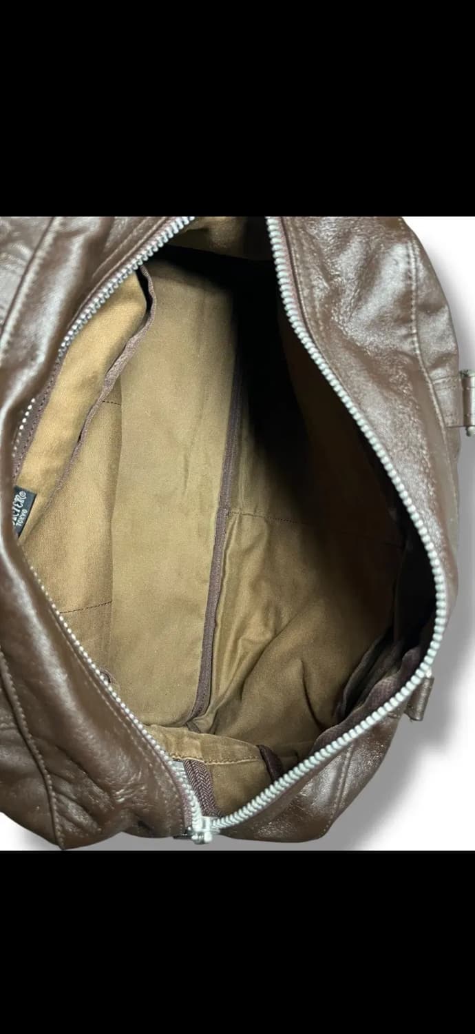 요시다포터 브라운 가죽 토트백 상품이미지4