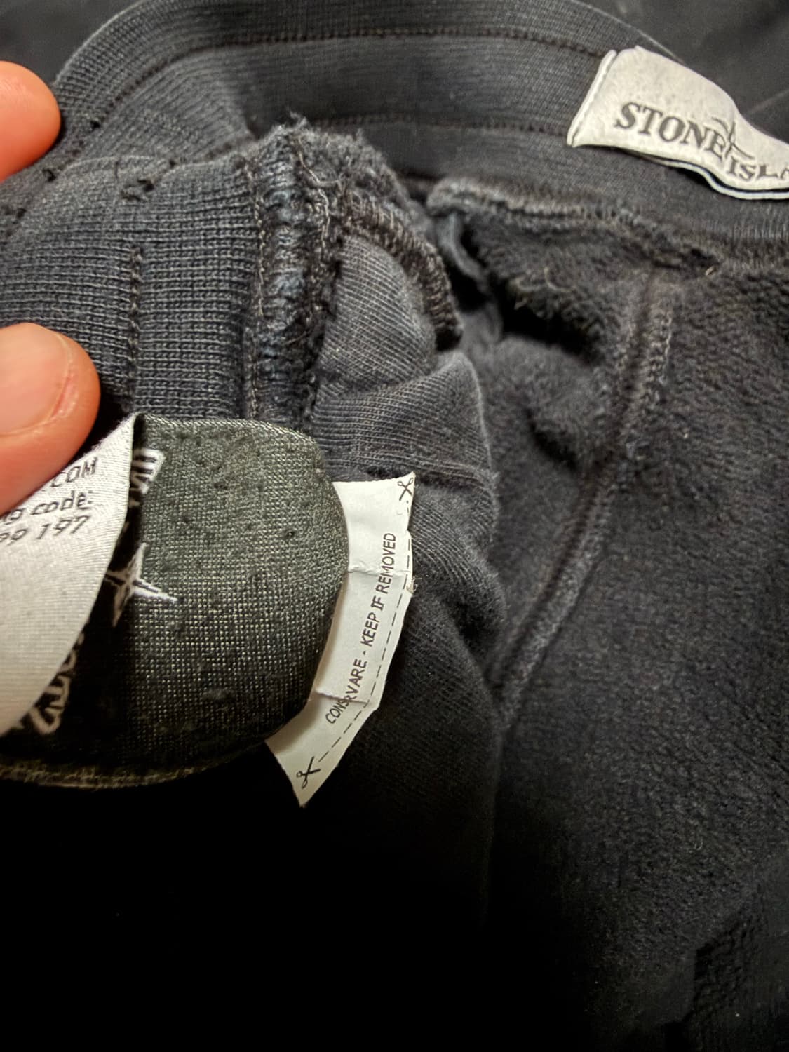 스톤아일랜드 조거팬츠 레귤러핏 플리스 코튼 카고 팬츠 상품이미지4