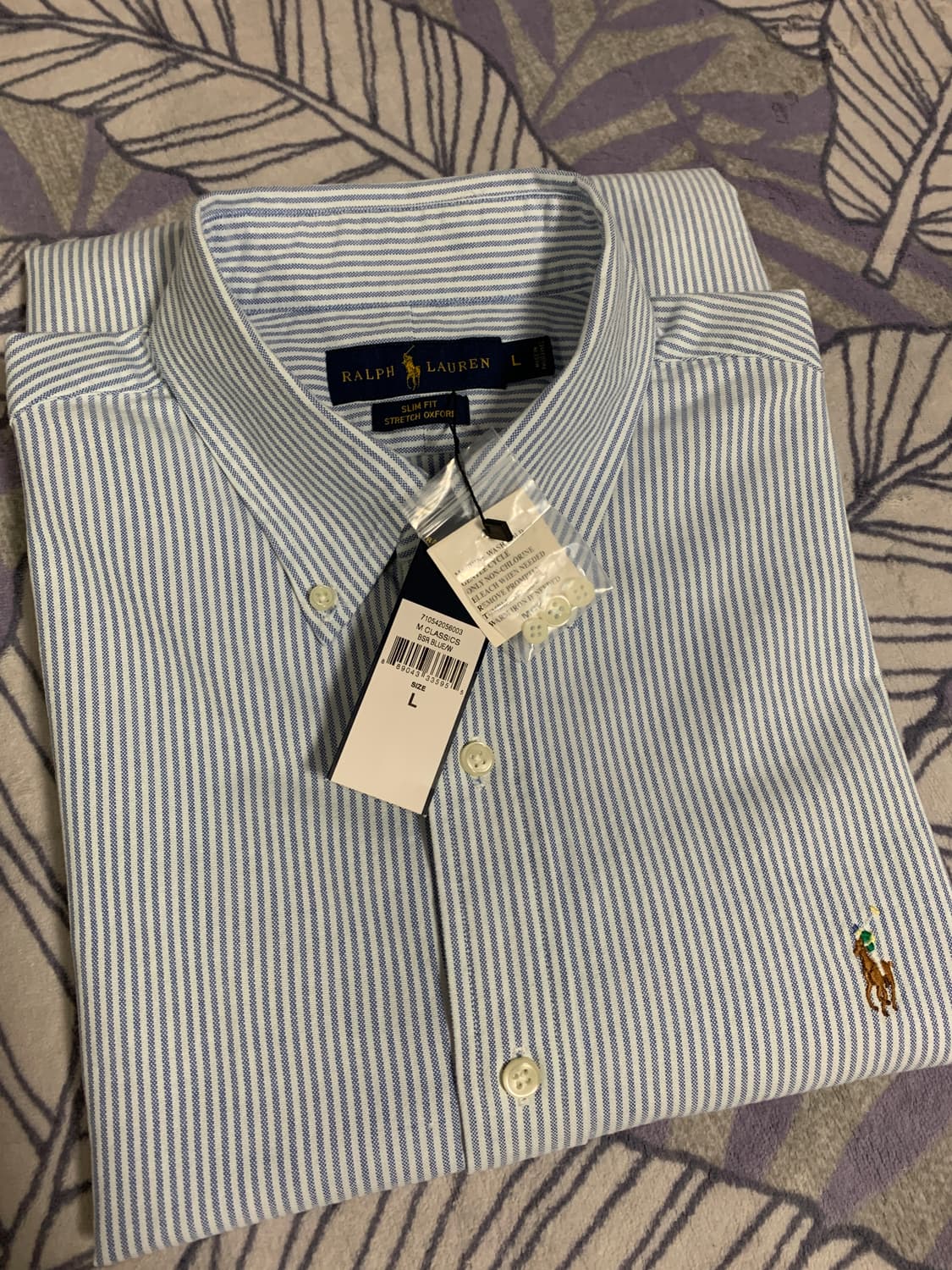 (새상품) 폴로 스트레치 옥스포드 셔츠 L 상품이미지1