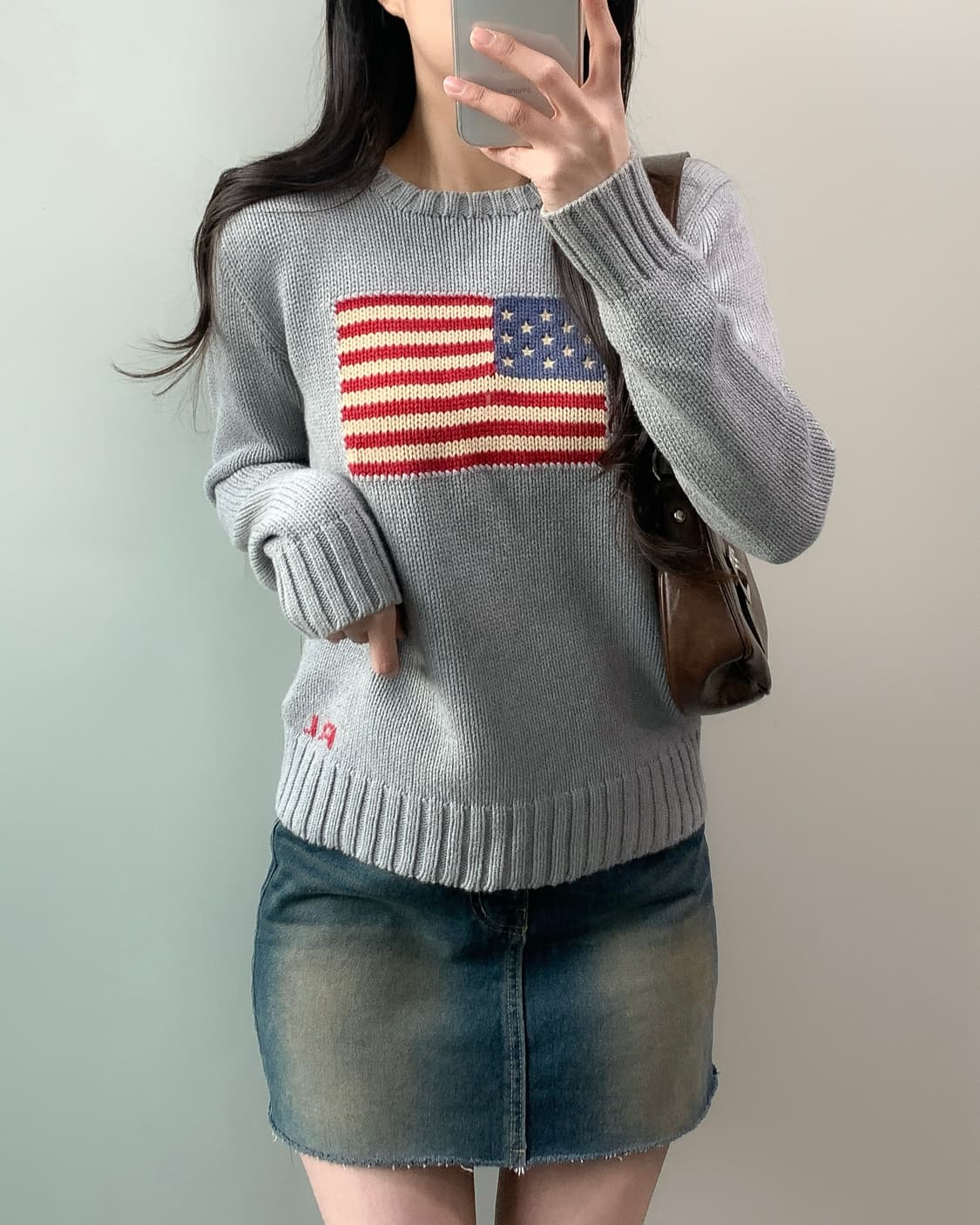 폴로 성조기 니트 상품이미지1