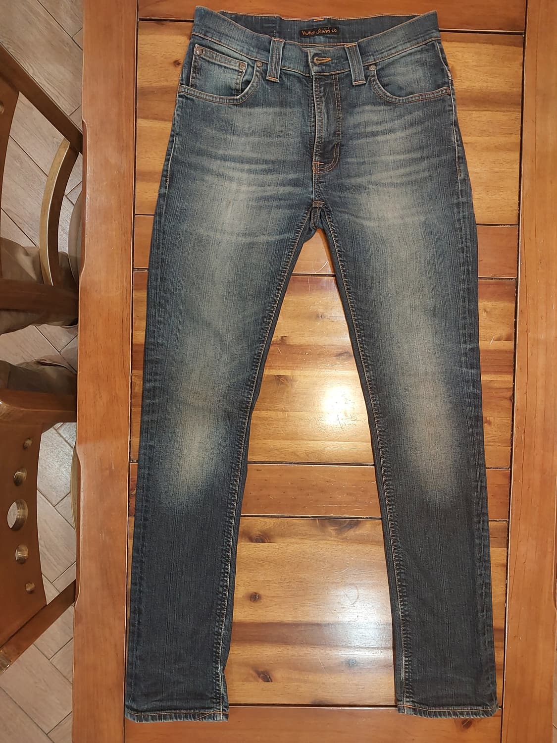 누디진 씬핀 Oscar worn dark 데님 29사이즈 상품이미지3