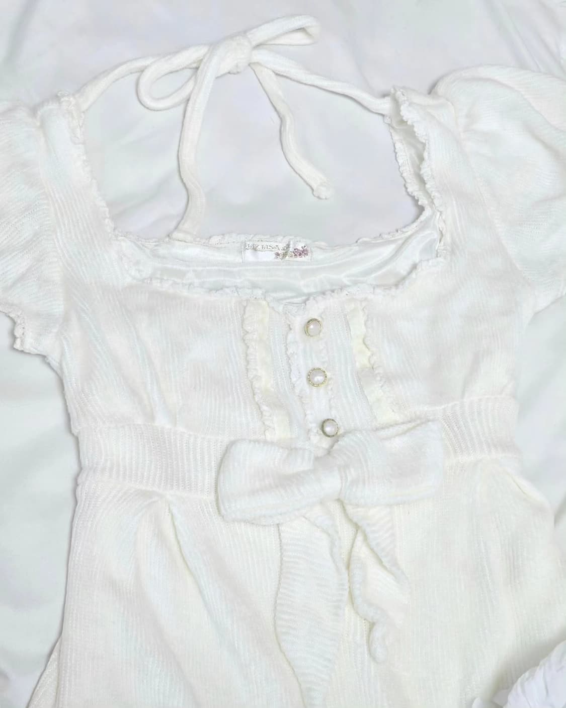 Lis lisa knit ribbon dress 상품이미지1