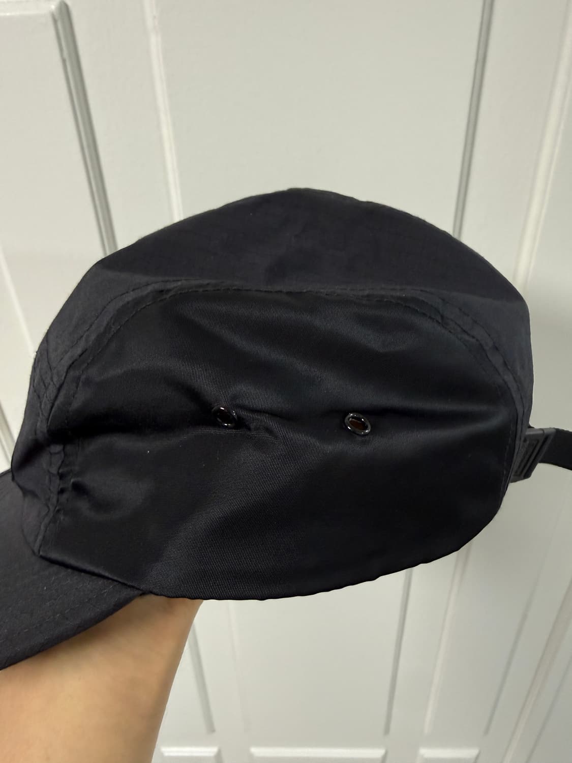 슈프림 캠프캡 블랙 왁스드 립스탑 24fw 상품이미지4