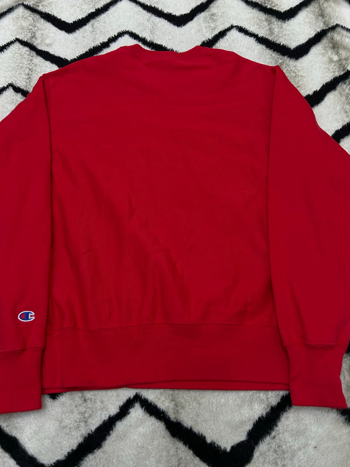 [2XL]챔피온 리버스위브 맨투맨/레드 상품이미지3