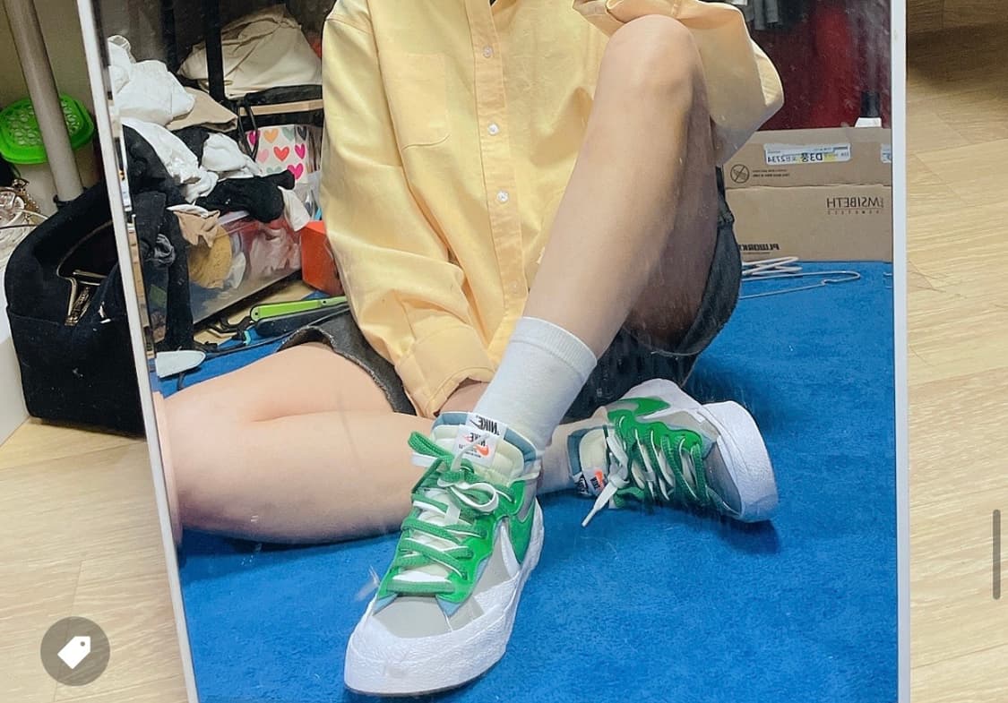 나이키 x 사카이 블레이저 로우 클레식 그린 상품이미지1