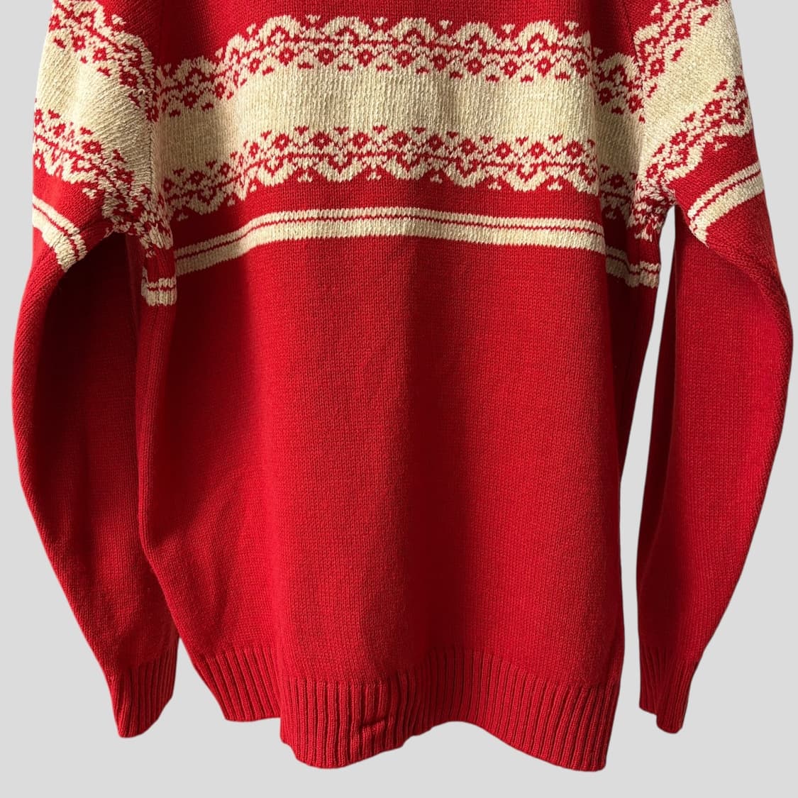 (M)90s Vans 반스 아크릴 니트 스웨터 USA 상품이미지9