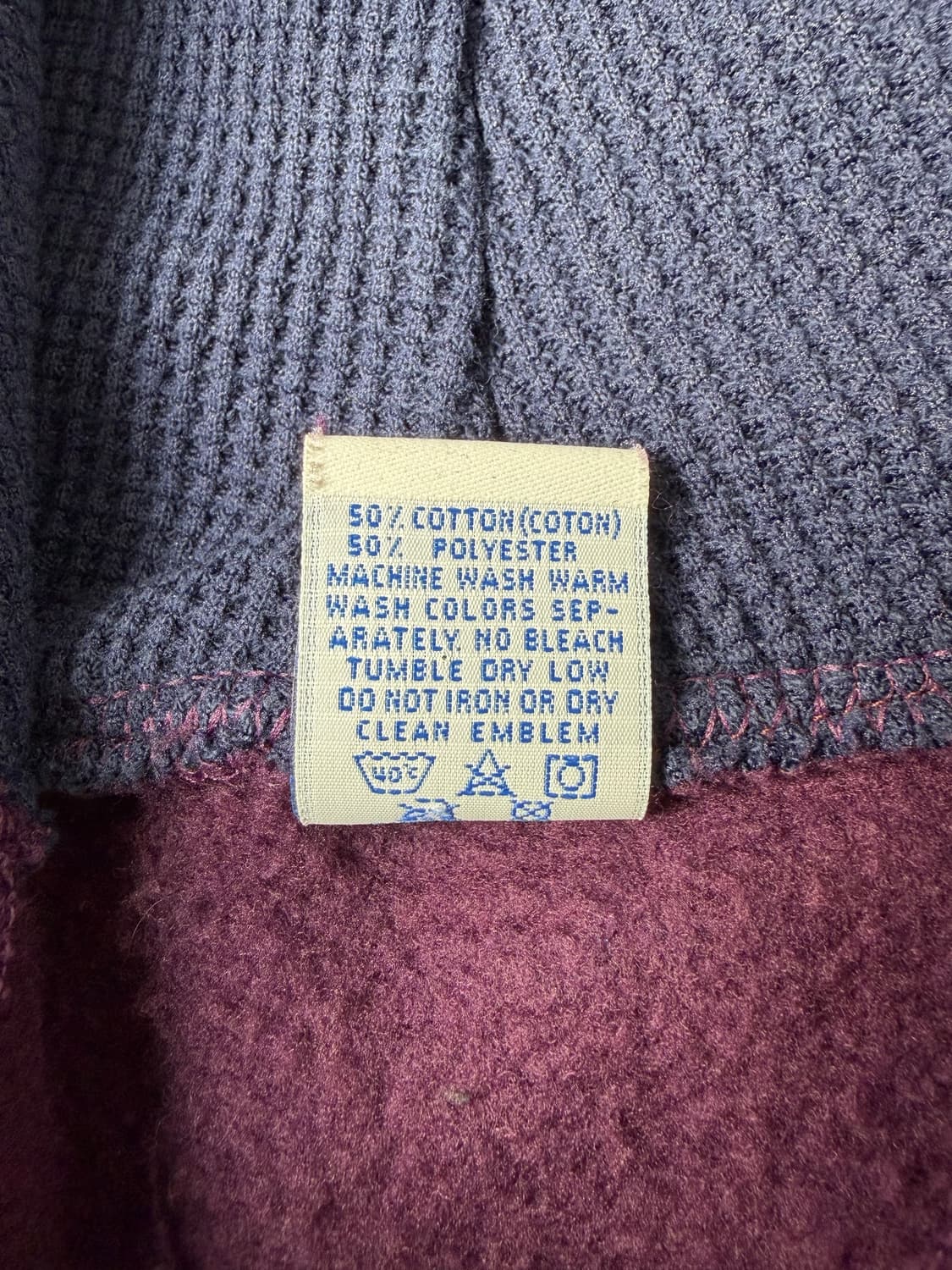 90s Russell Button Hoodie (purple) 상품이미지4