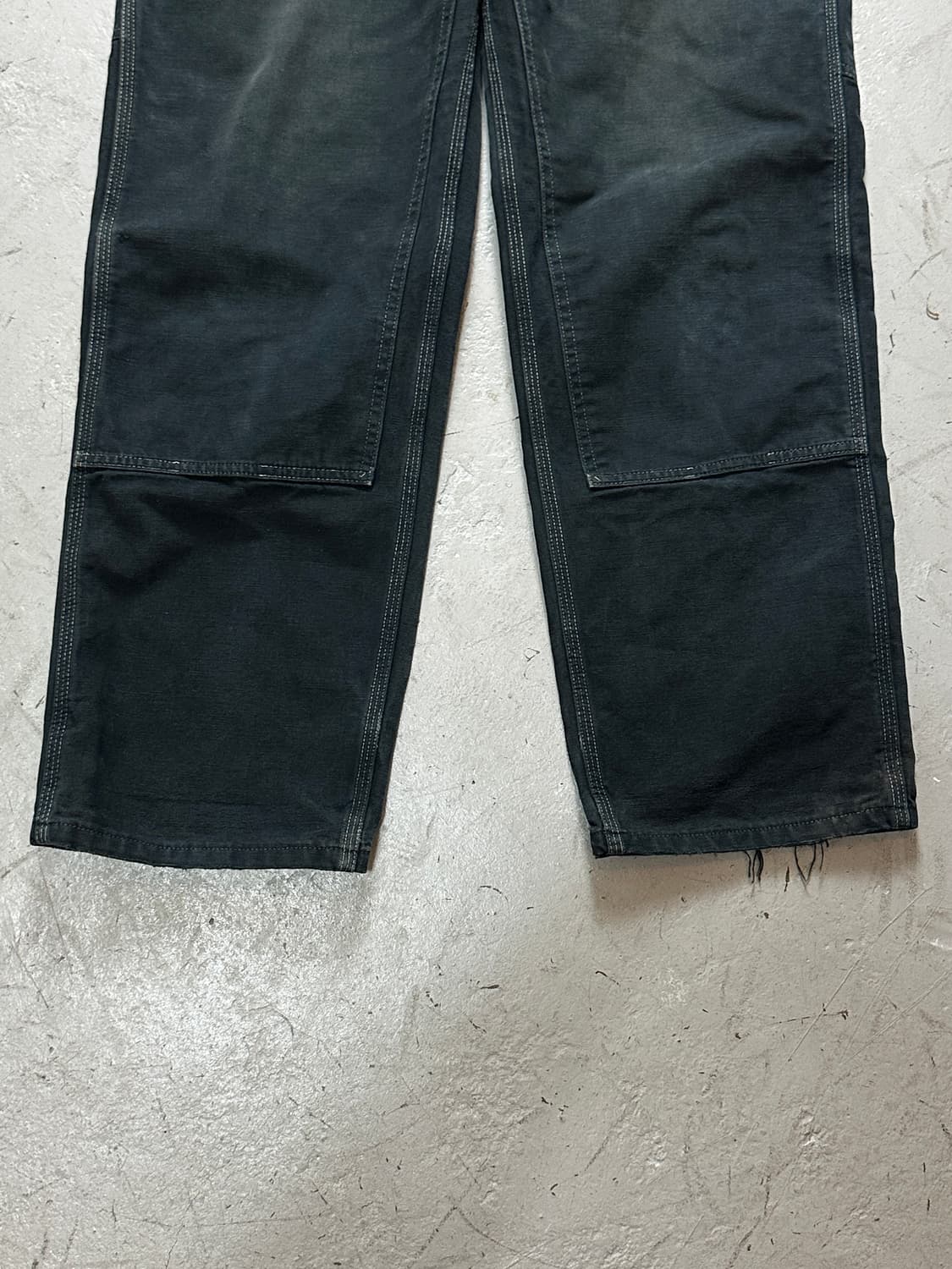 90's OG USA 칼하트 더블니 블랙 칼하트 썩블니 워크팬츠 상품이미지8