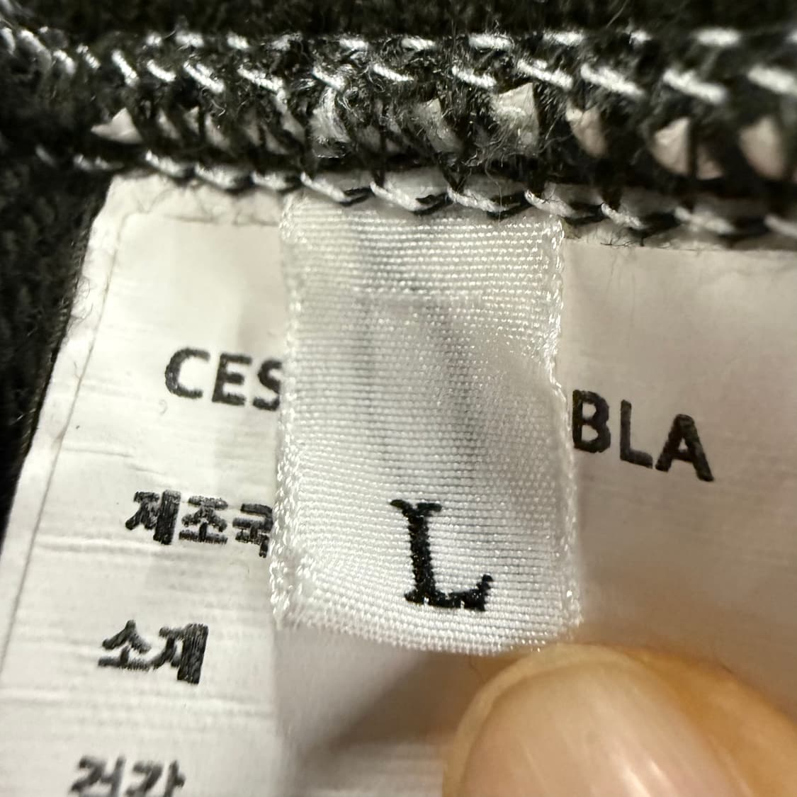 [정품/L] 카브엠트 블랙 후드티 c1 상품이미지6