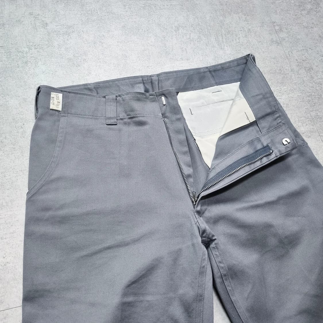 80s jpn Cotton 100 Grey Work Pants 33 sz 상품이미지5