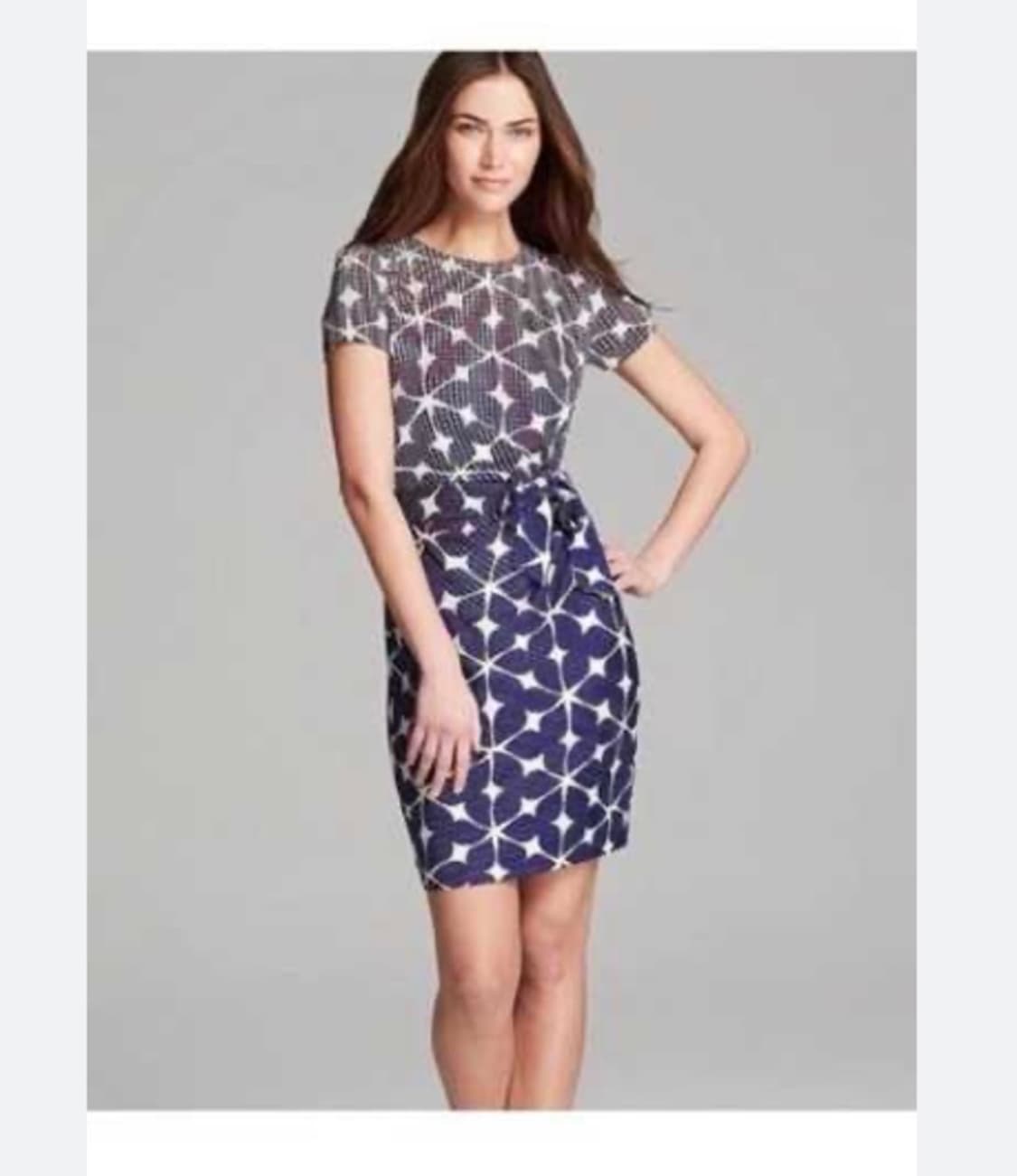 DVF 다이앤본퍼스텐버그 실크져지 원피스 사이즈6 is 상품이미지1