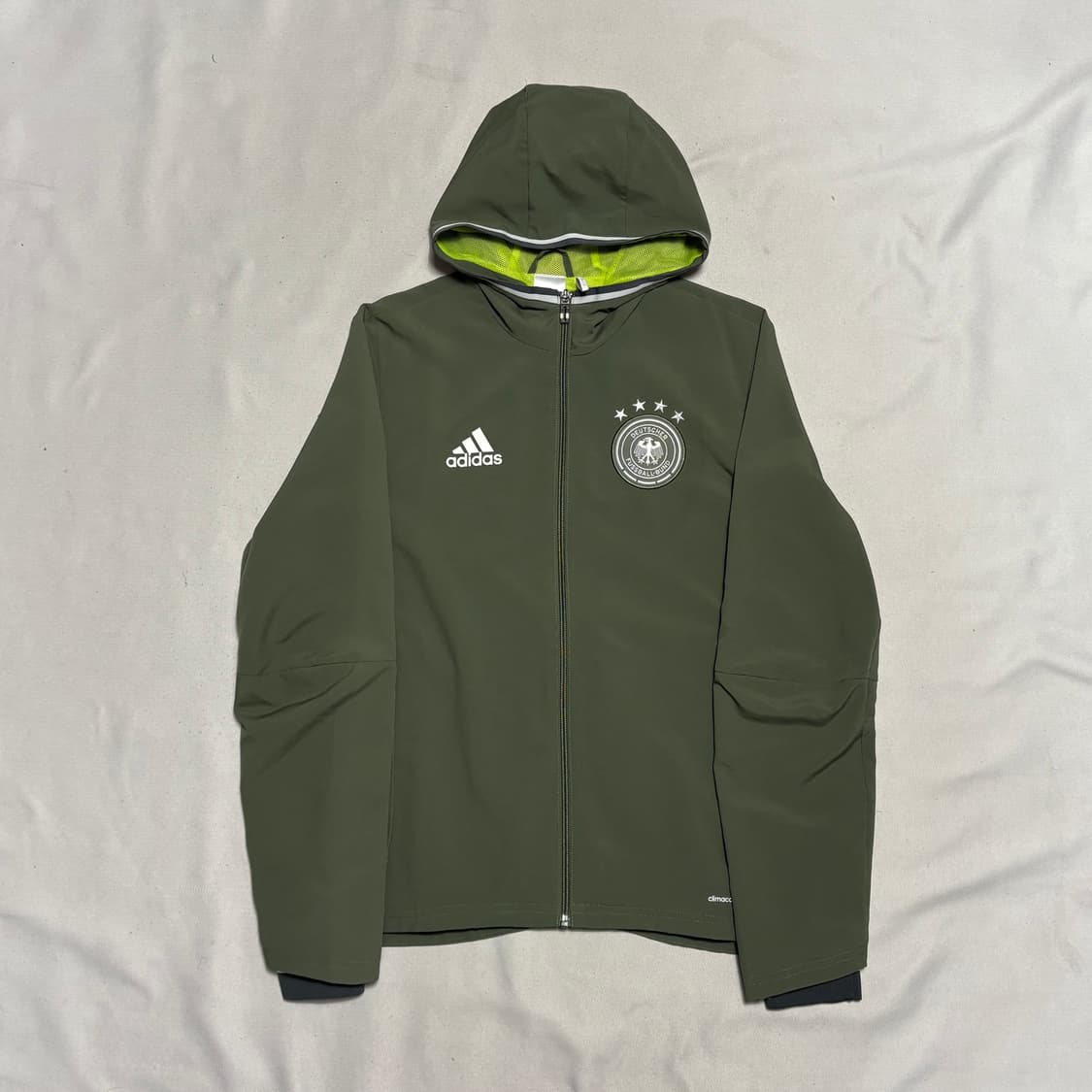 100 아디다스 독일 카키 바람막이 상품이미지2