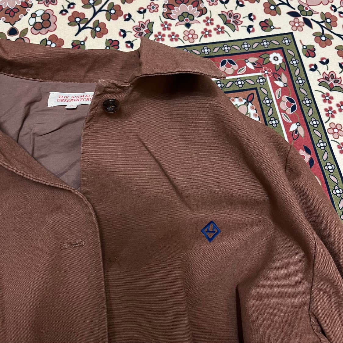 더애니멀스옵저버토리 로고 싱글 트렌치 코트 14 상품이미지4