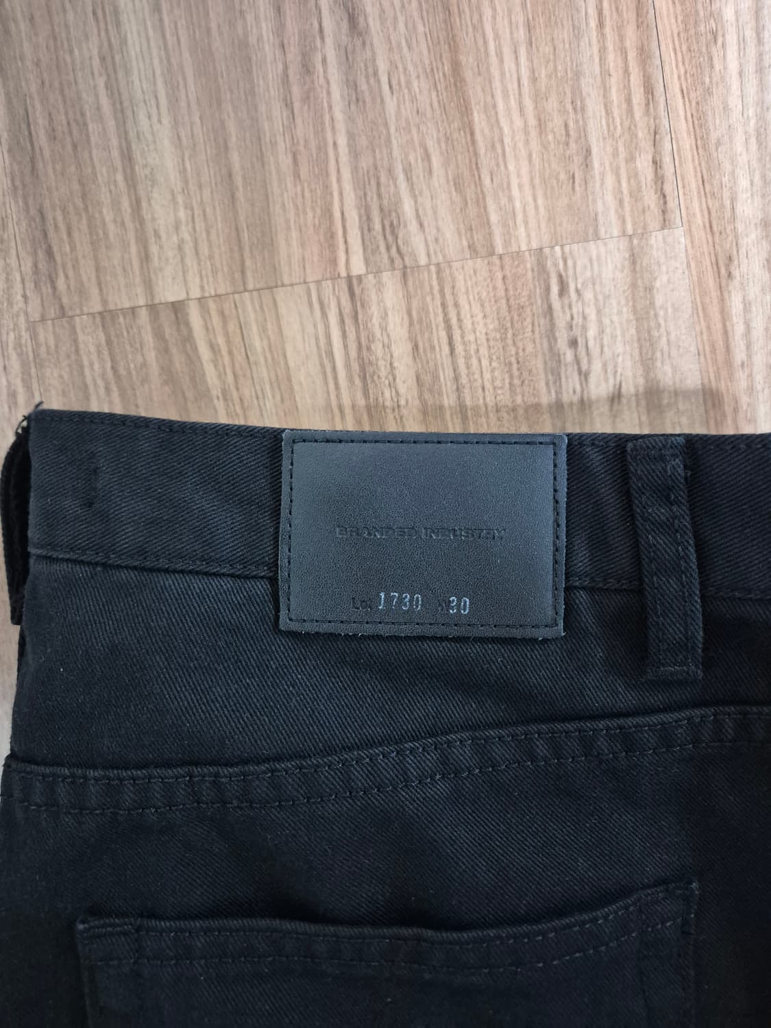 브랜디드 / 와이드 스트레이트 블랙진 / 30 상품이미지2