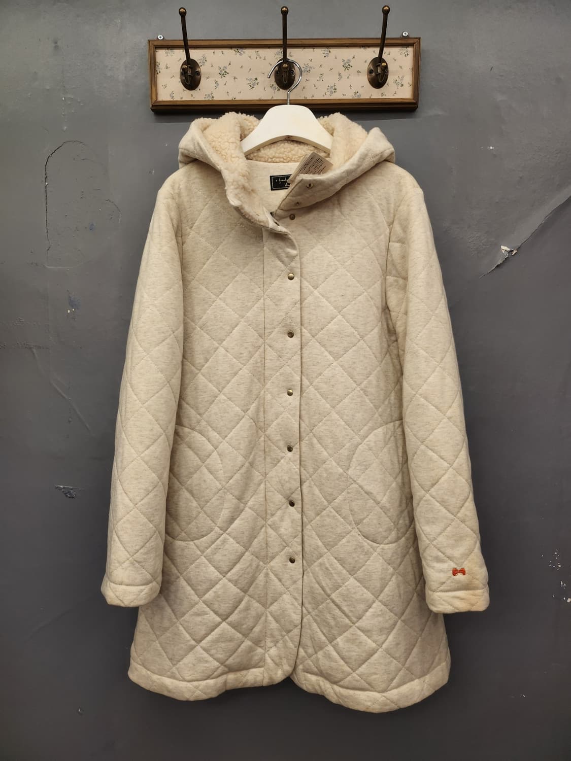 일본빈티지 퀼팅후드코트(새상품) 상품이미지1
