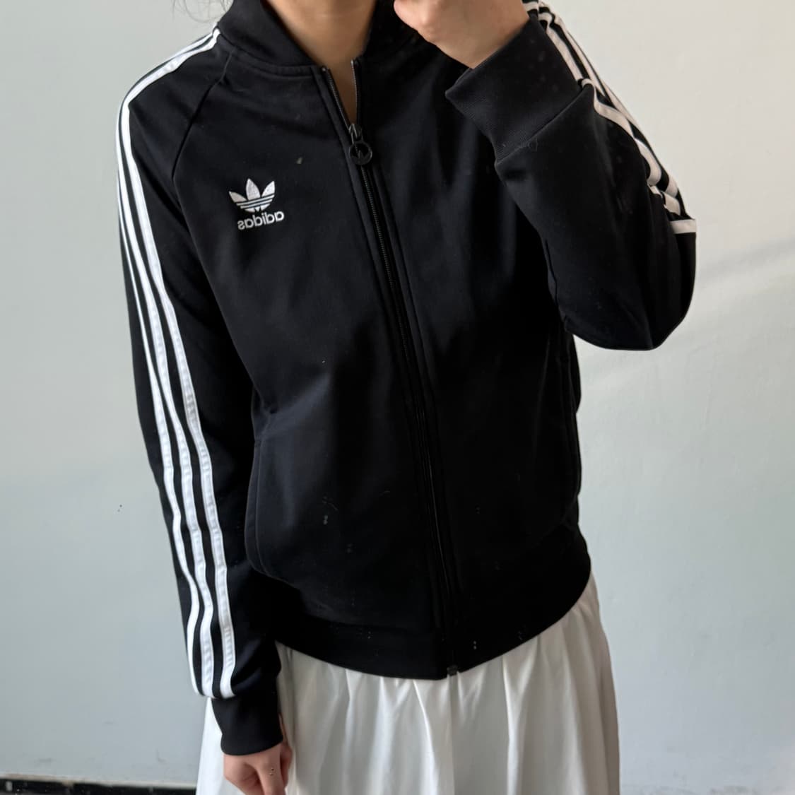 [M] 아디다스 슈퍼스타 블랙 트랙탑 져지 상품이미지2