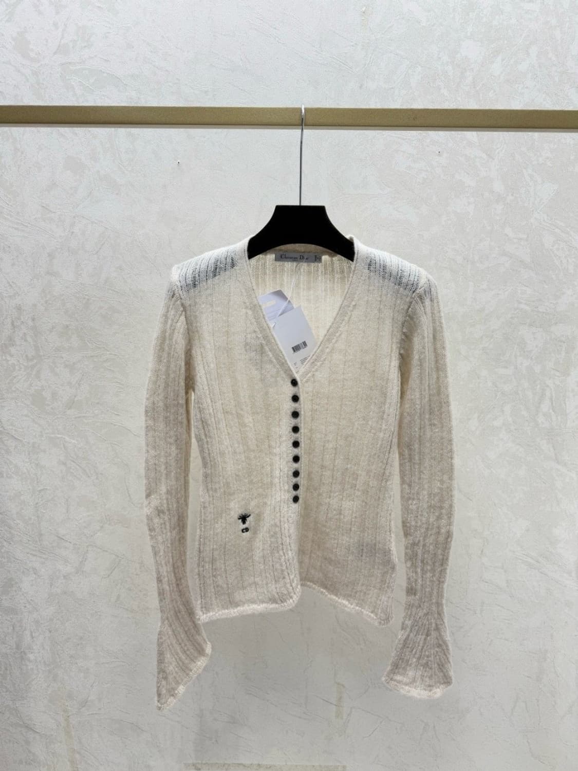 
26SS 디올 콩단추 브이넥니트가디건 상품이미지4