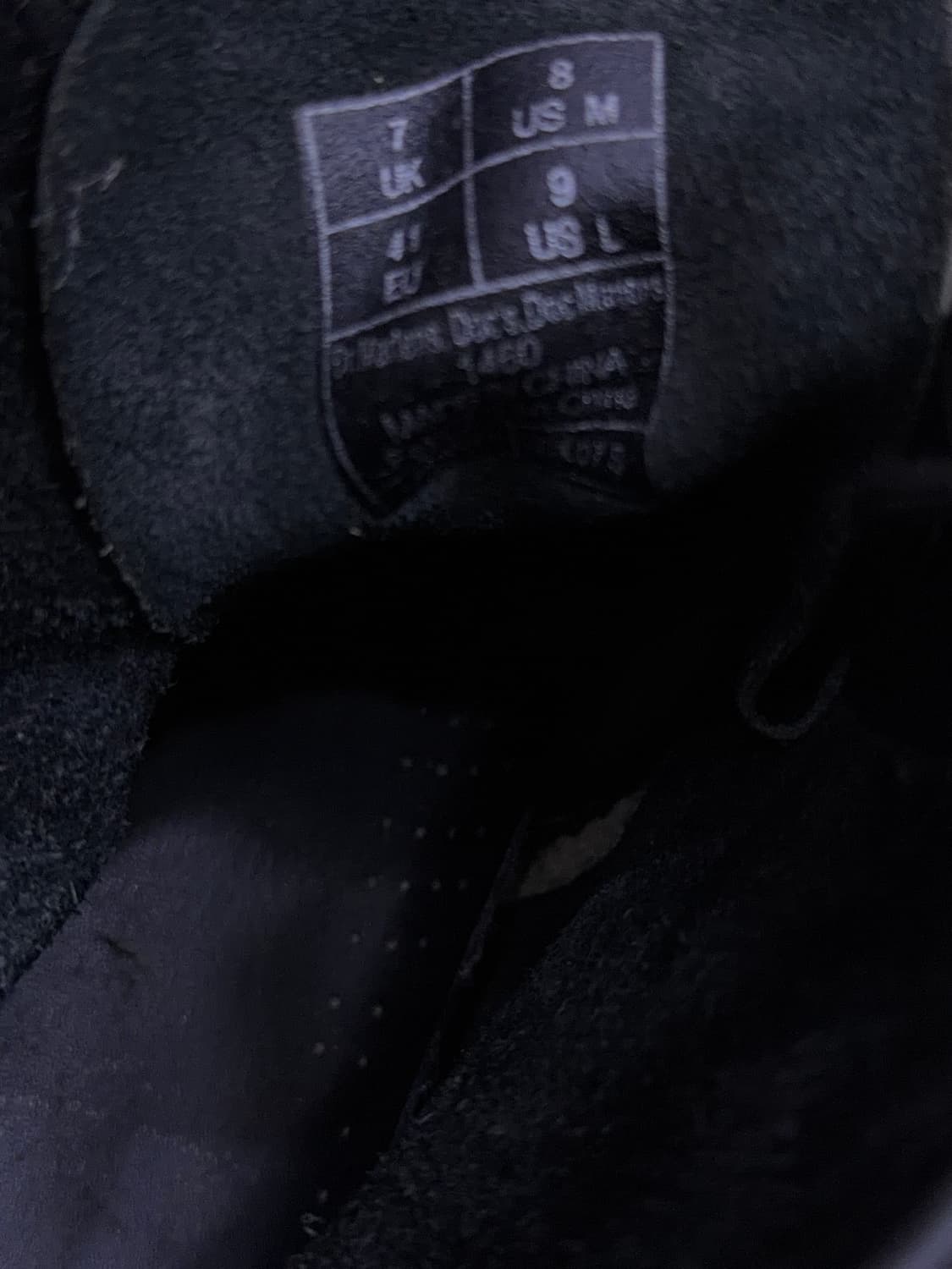 닥터마틴 1460 8홀 부츠 워커 블랙 260 상품이미지8