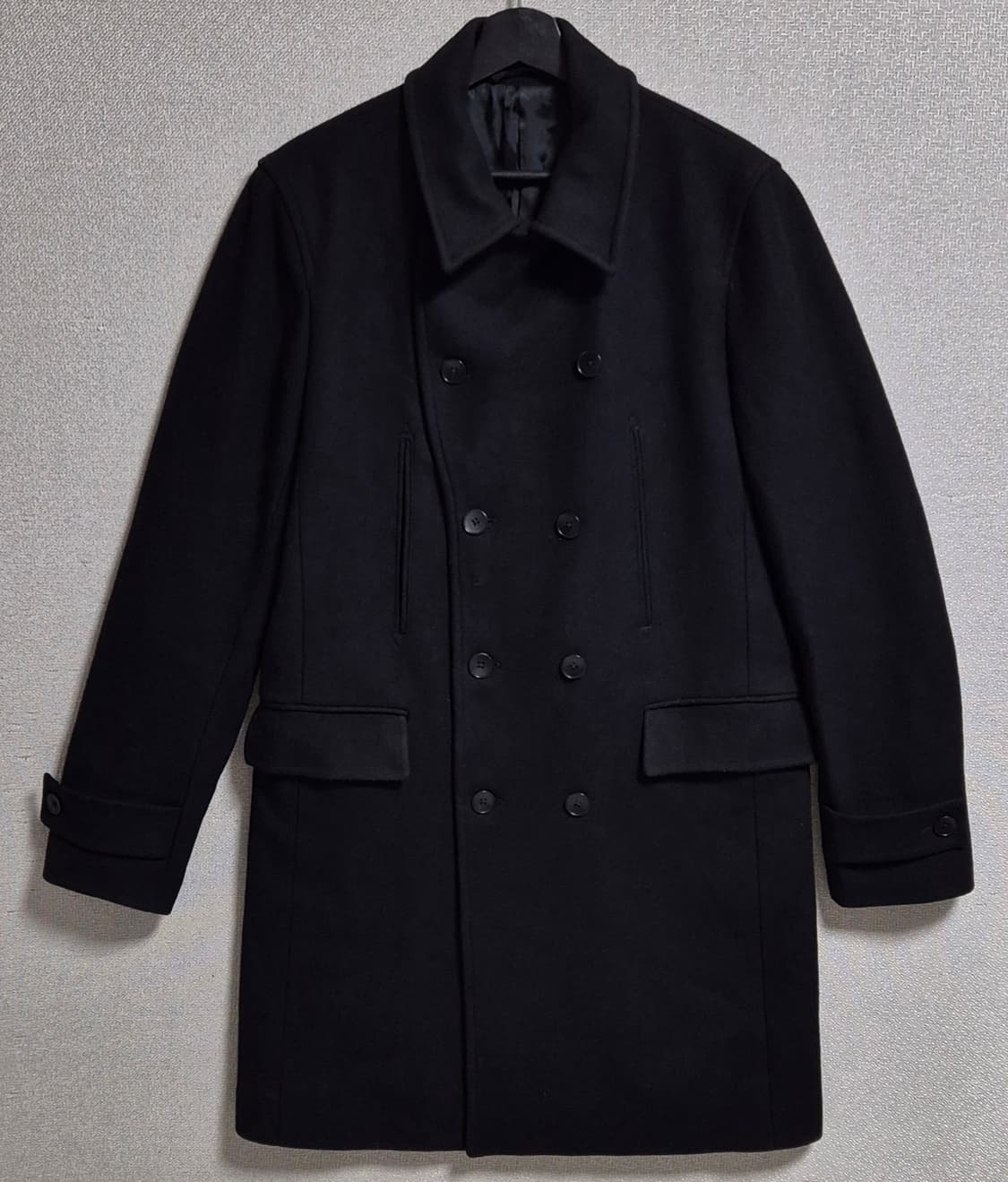 M (95) 띠어리 블랙 코트 상품이미지1