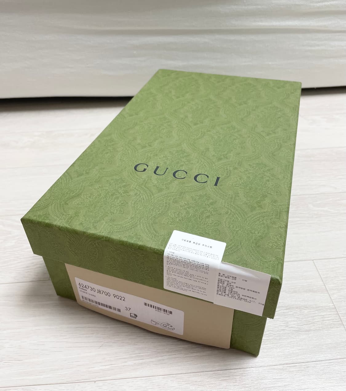 구찌 GUCCI 러버 슬라이드 샌들 화이트 (245-250) 상품이미지9