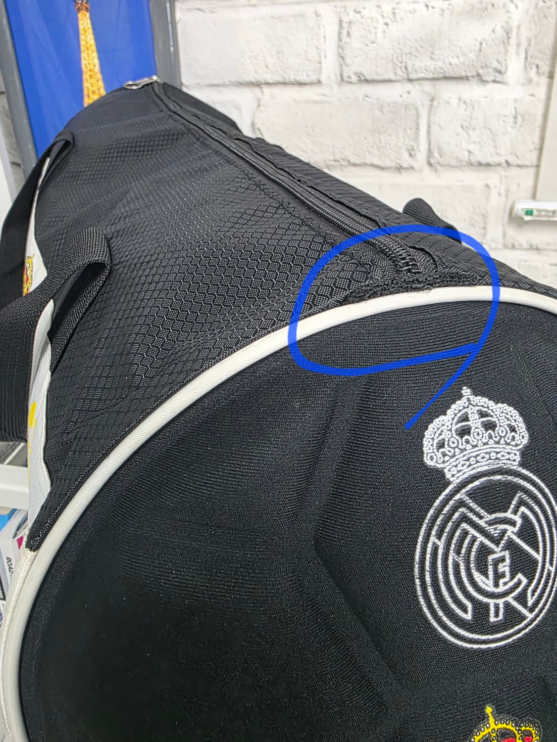 레알마드리드 망치가방 원통가방 더플백 축구가방 스포츠가방 OD86 상품이미지7