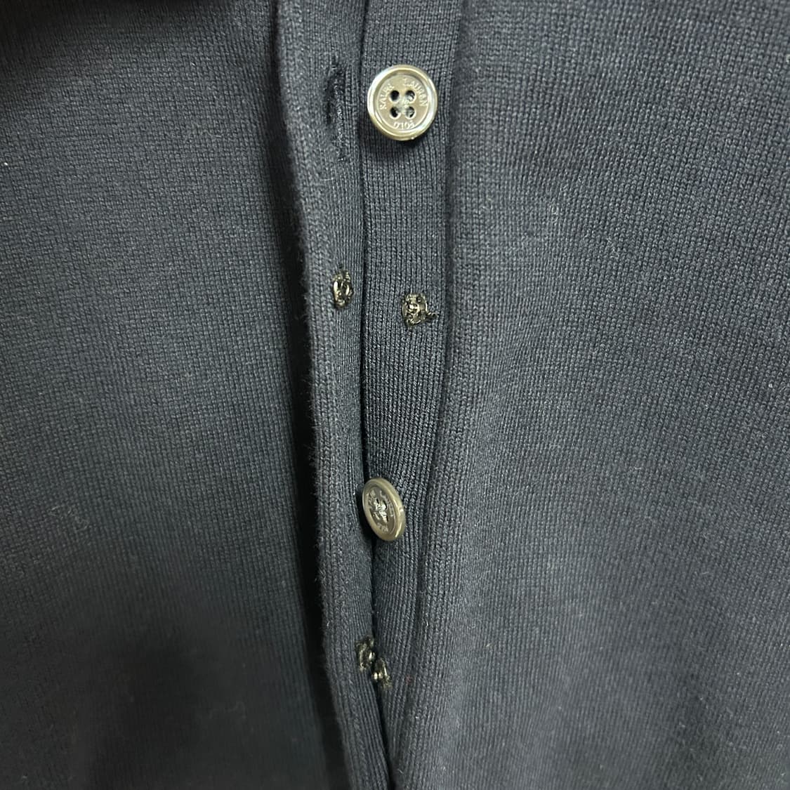 폴로 랄프로렌 신형QR 포니로고 버튼 가디건 네이비 상품이미지4