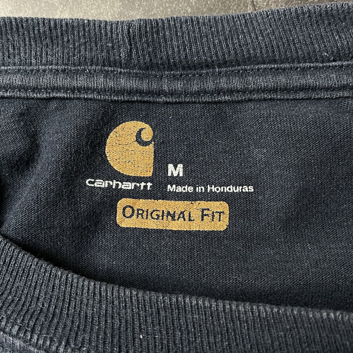 CARHARTT 칼하트 빈티지 네이비 롱슬리브 긴팔 스웨트셔츠A00411 상품이미지8