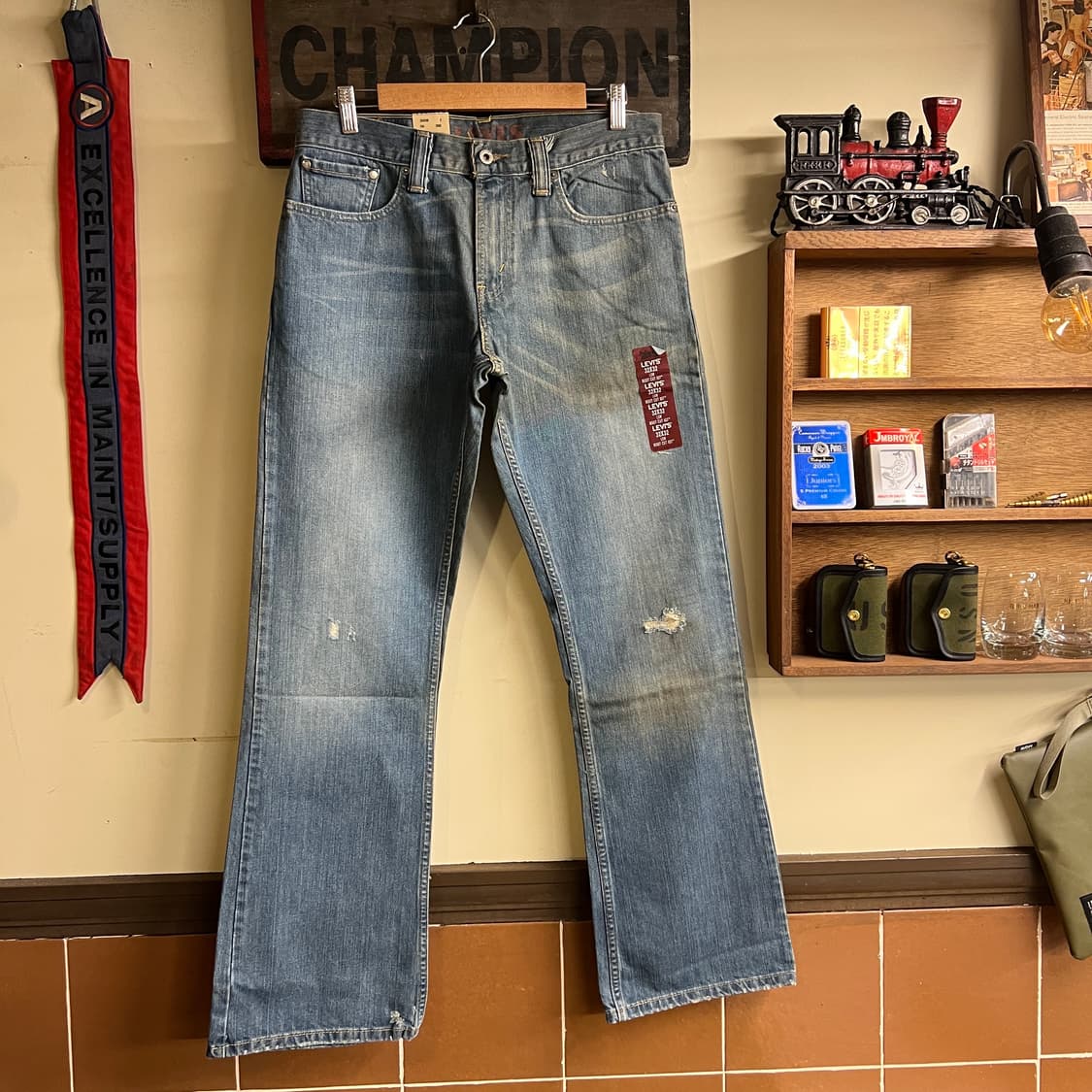00's 리바이스 527 부츠컷 32x32 Size Mexico 데드스탁 상품이미지1