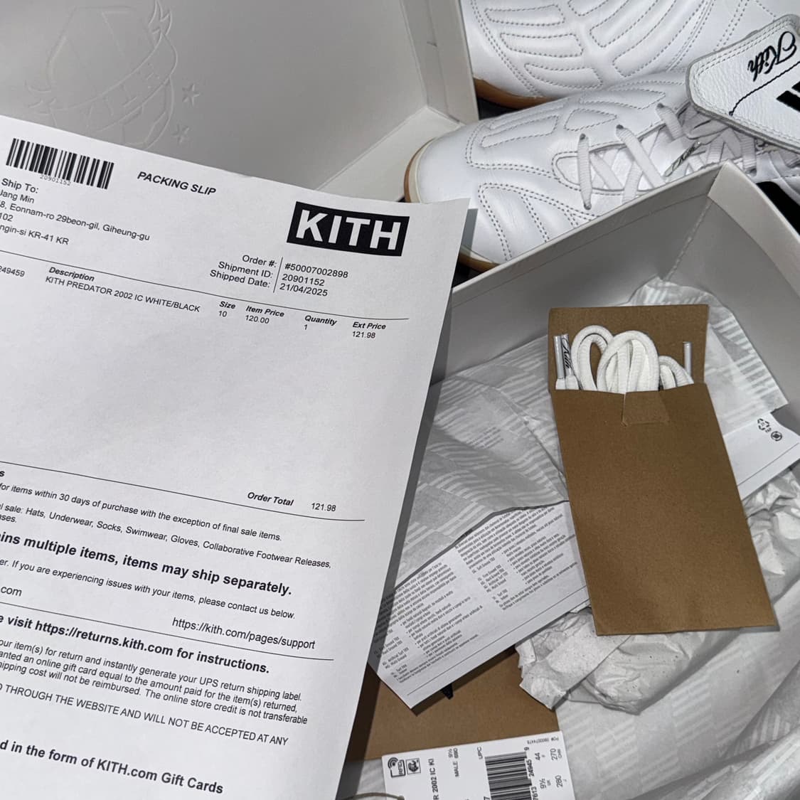 아디다스 x 키스 프레데터 2002 IC 화이트 280 상품이미지4