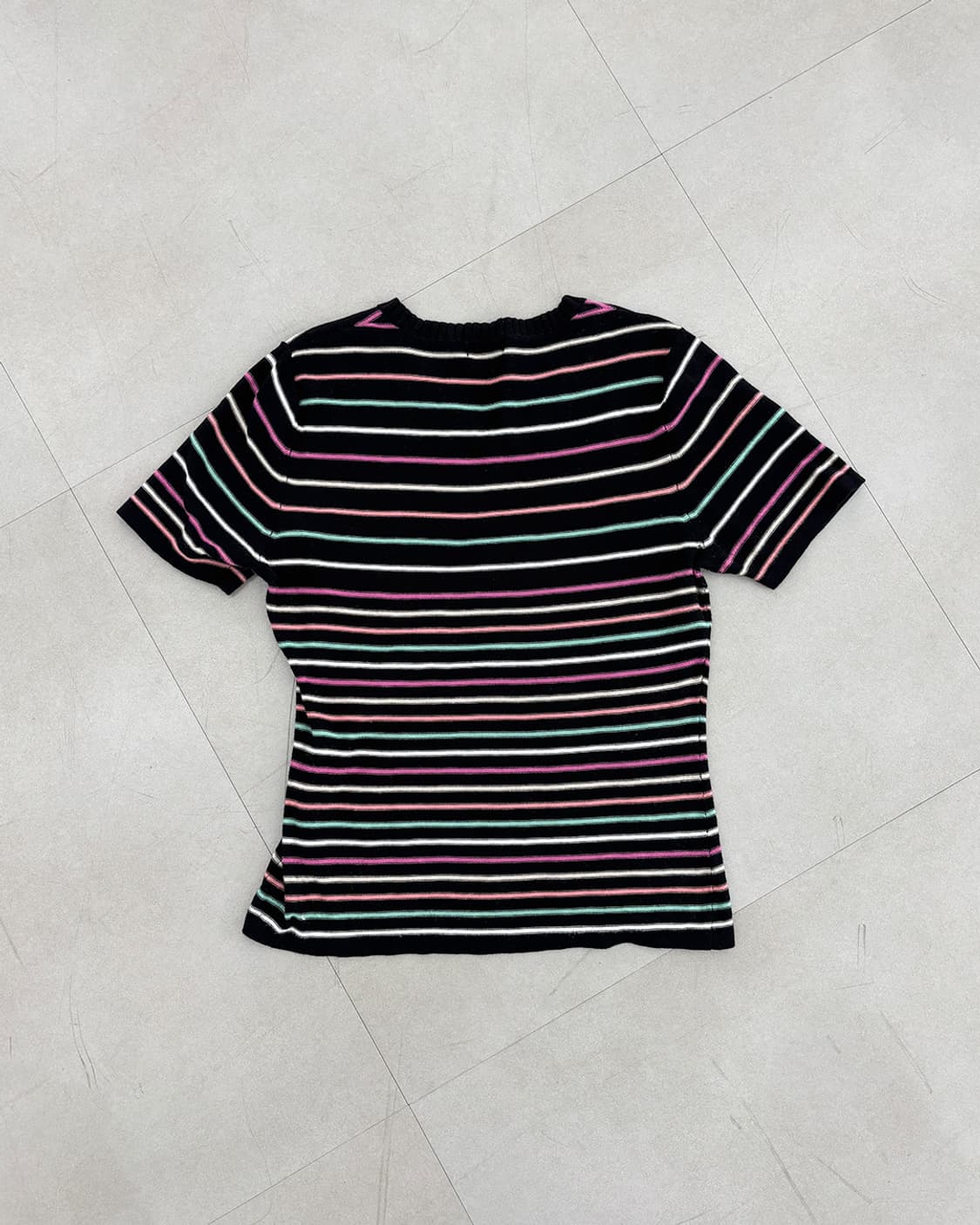 SONIA RYKIEL 비비드 스트라이프 반팔 풀오버 상품이미지5