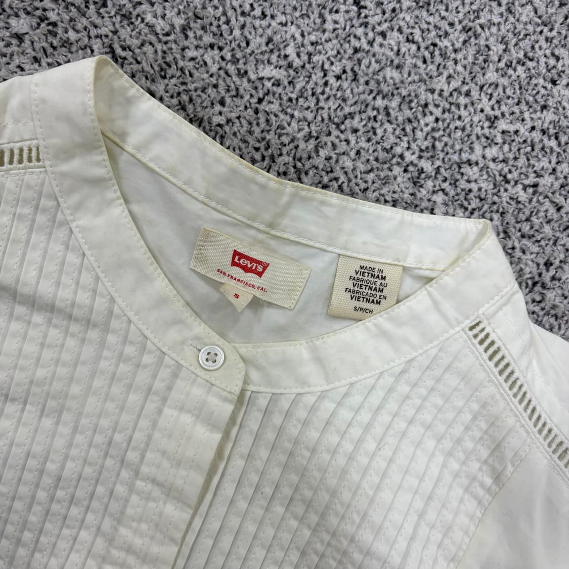 S 리바이스 헨리넥 셔츠 블라우스 0317J 상품이미지3