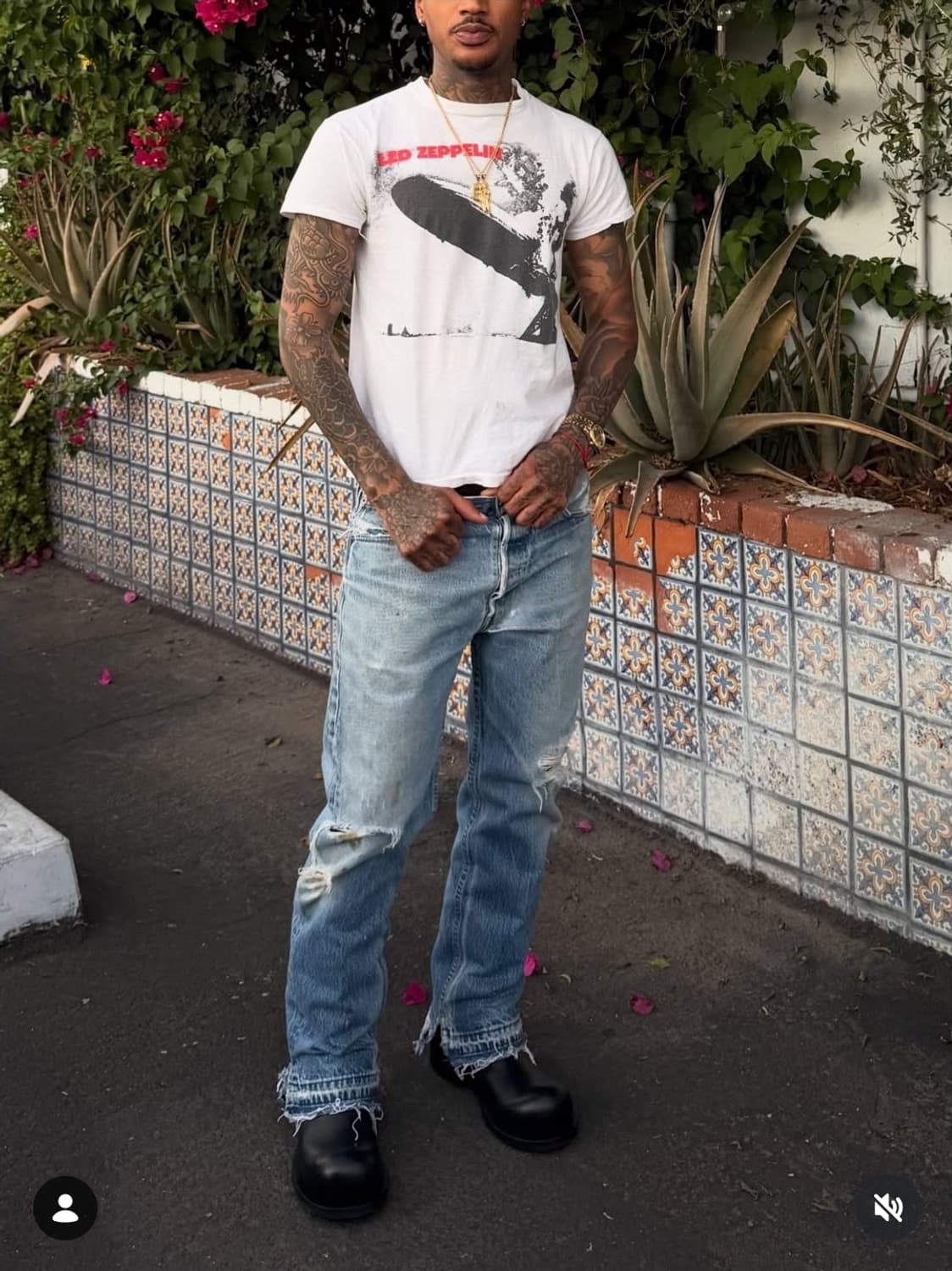 빈티지 칼하트 더블니 디스트레스드 선페이드 상품이미지10