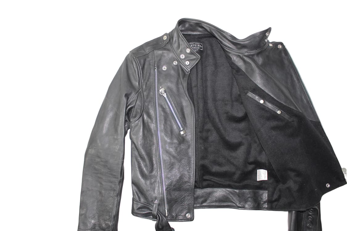 DIAFVINE 디아프바인 무장전선 스티어하이드 바이커 레더자켓 상품이미지4
