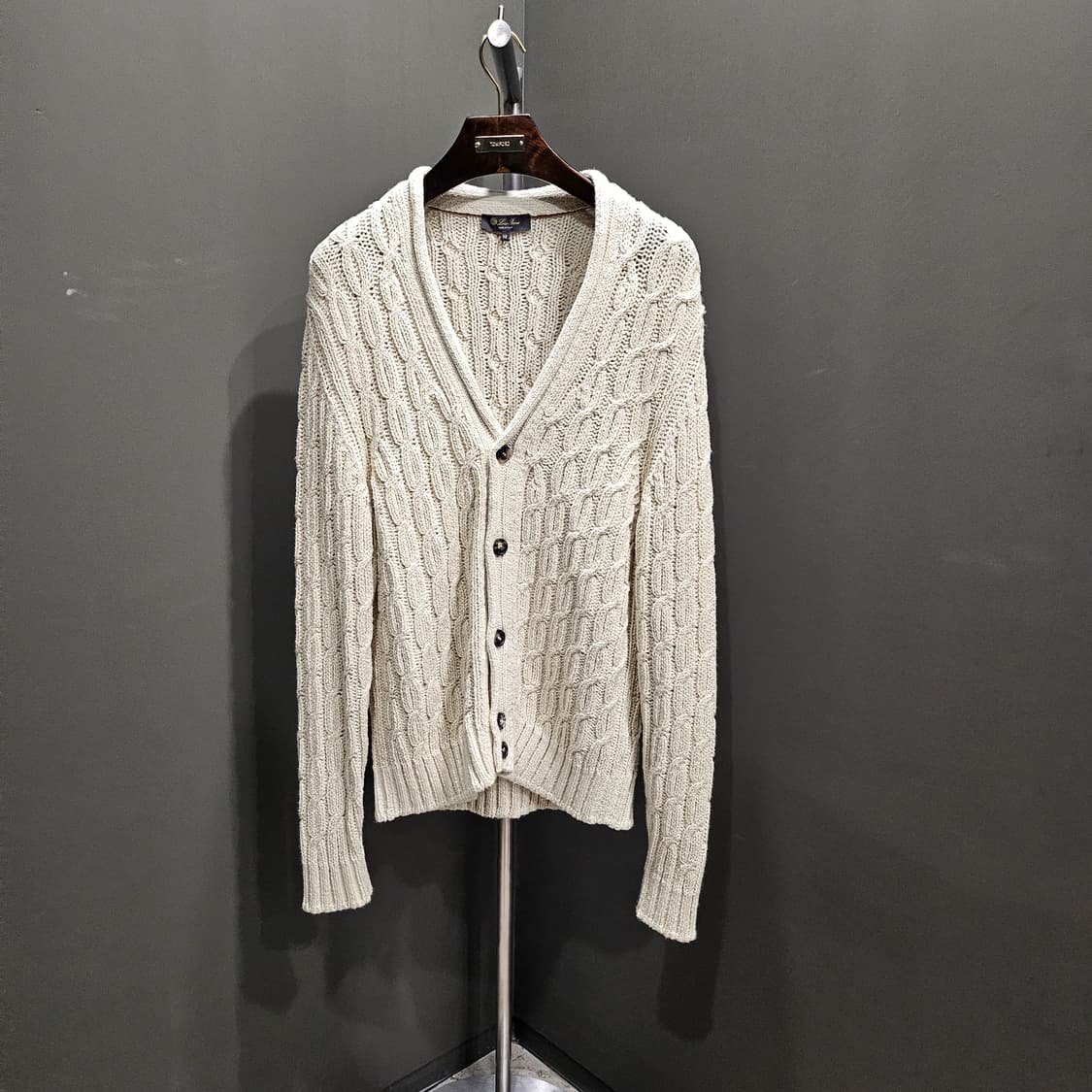 로로피아나 Papiro Hida  케이블 니트 신상 가디건 상품이미지2