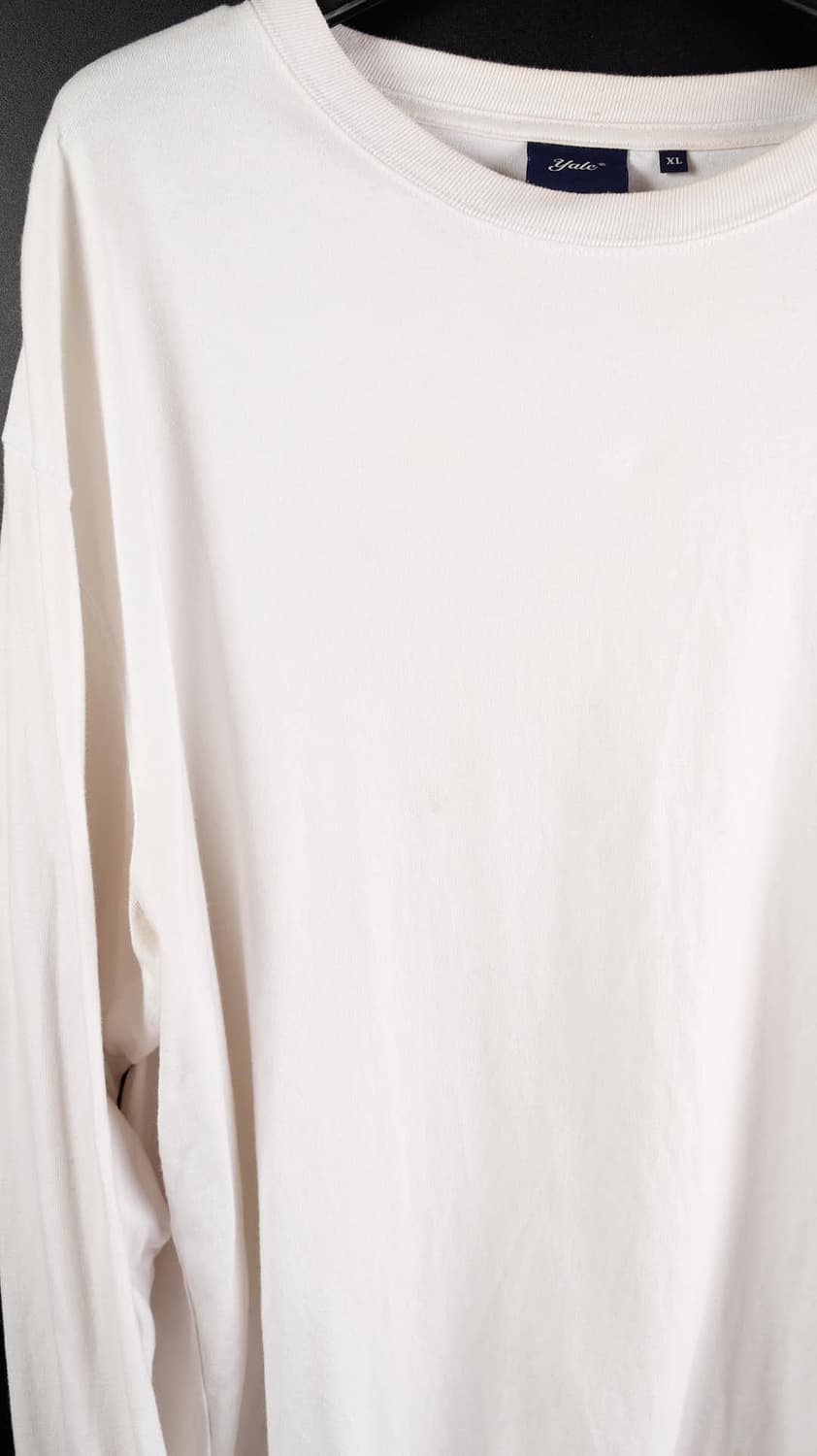 예일 흰색 롱슬리브 상품이미지4